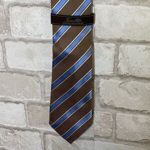 NWT Tasso Elba 100% Silk Striped Tie